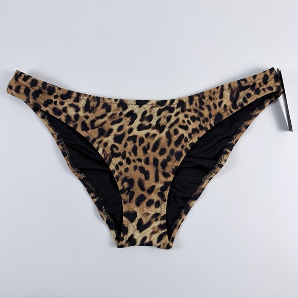 Victoria's Secret Other - Victoria's Secret Swim Ruched Cheeky Leopard Print Bikini Bottom XL NWT